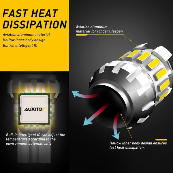 W16W T15 LED T16 Bulb Canbus Error Free Backup Reverse Led 921 912 LED Bulbs Car Lights Brake Lamp Stop Light Xenon White DC12V - Image 6