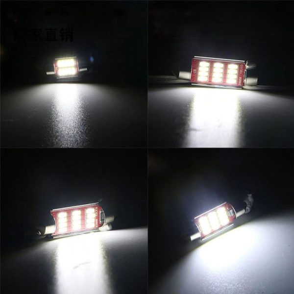 2/10PCS C10W C5W LED Canbus Festoon 31mm 36mm 39mm 42mm for car Bulb Interior Reading Light License Plate Lamp White Free Error - Image 6