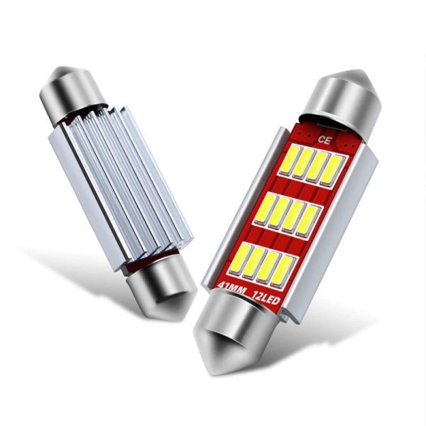2/10PCS C10W C5W LED Canbus Festoon 31mm 36mm 39mm 42mm for car Bulb Interior Reading Light License Plate Lamp White Free Error - Image 3