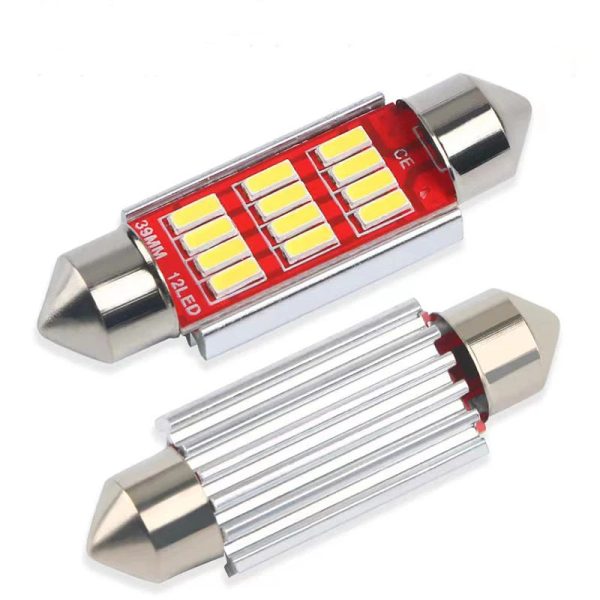 2/10PCS C10W C5W LED Canbus Festoon 31mm 36mm 39mm 42mm for car Bulb Interior Reading Light License Plate Lamp White Free Error - Image 4