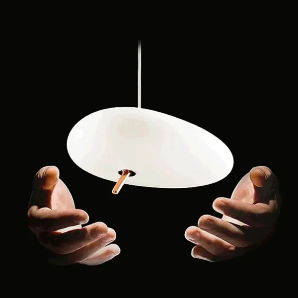 Pebble PVC Pendant Light Touch Home Decoration Hanging Light Dining Room Bedroom Living Room LED Lighting Decoration Lamp - Image 3